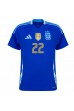 Argentina Lautaro Martinez #22 Fotballdrakt Borte Klær Copa America 2024 Korte ermer